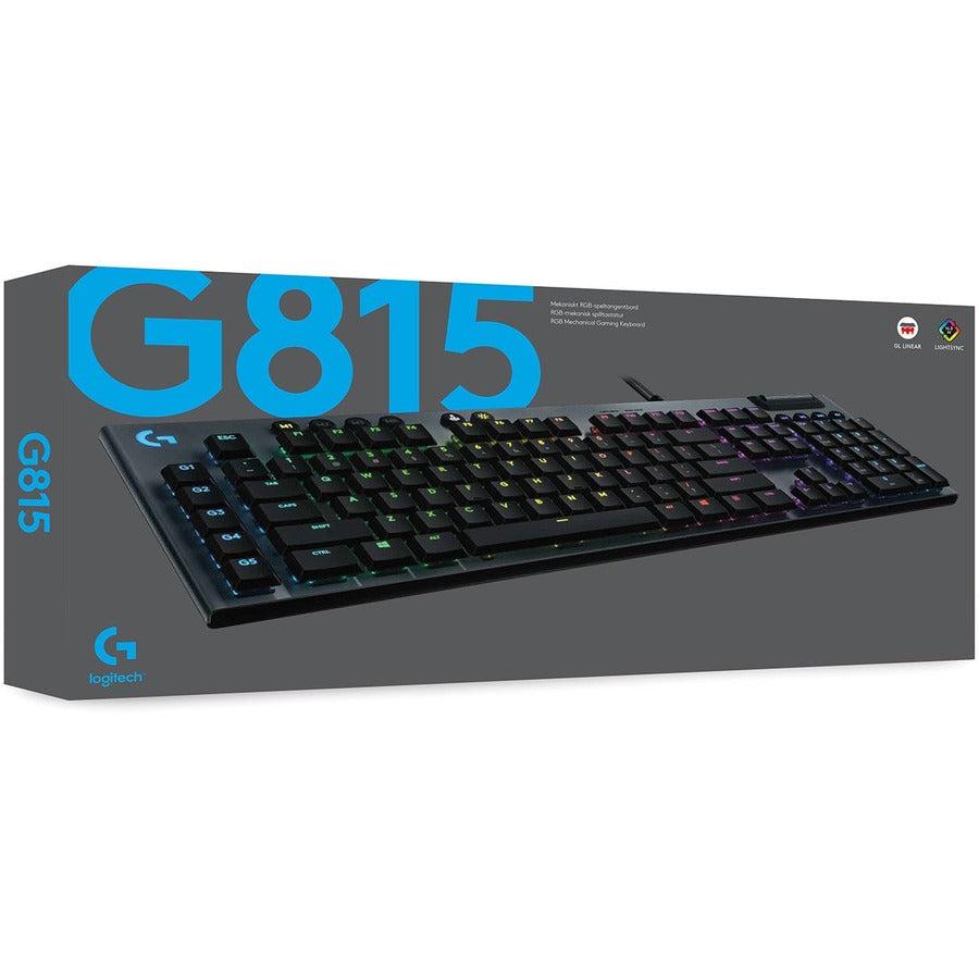 Logitech G G815 - Gl Clicky Keyboard Usb Black