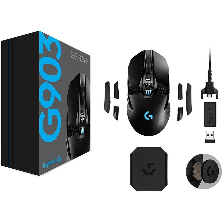 Logitech G G903 Lightspeed Gaming With Hero 25K Sensor Mouse Ambidextrous Rf Wireless Optical 25000 Dpi