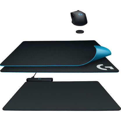 Logitech G Powerplay Wireless Charging System Gaming Mouse Pad Black