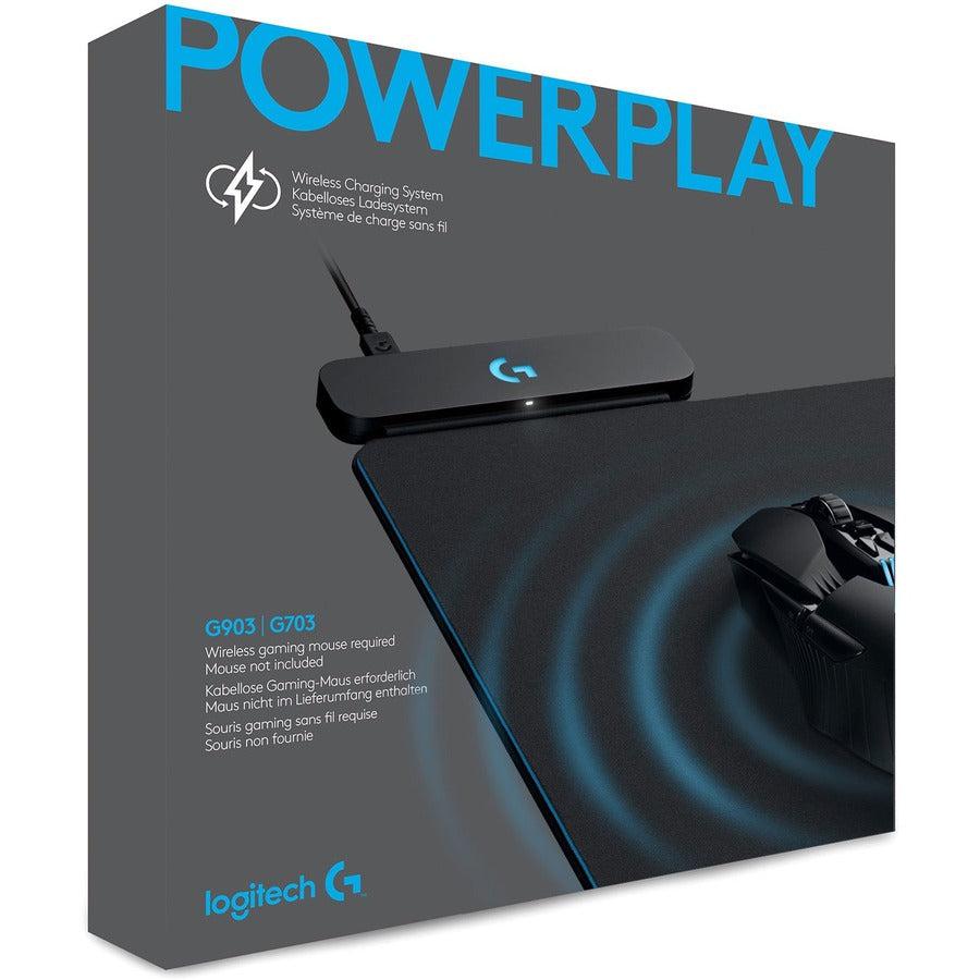 Logitech G Powerplay Wireless Charging System Gaming Mouse Pad Black