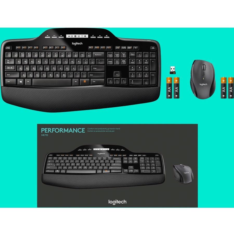 Logitech Mk710 Keyboard Rf Wireless Black