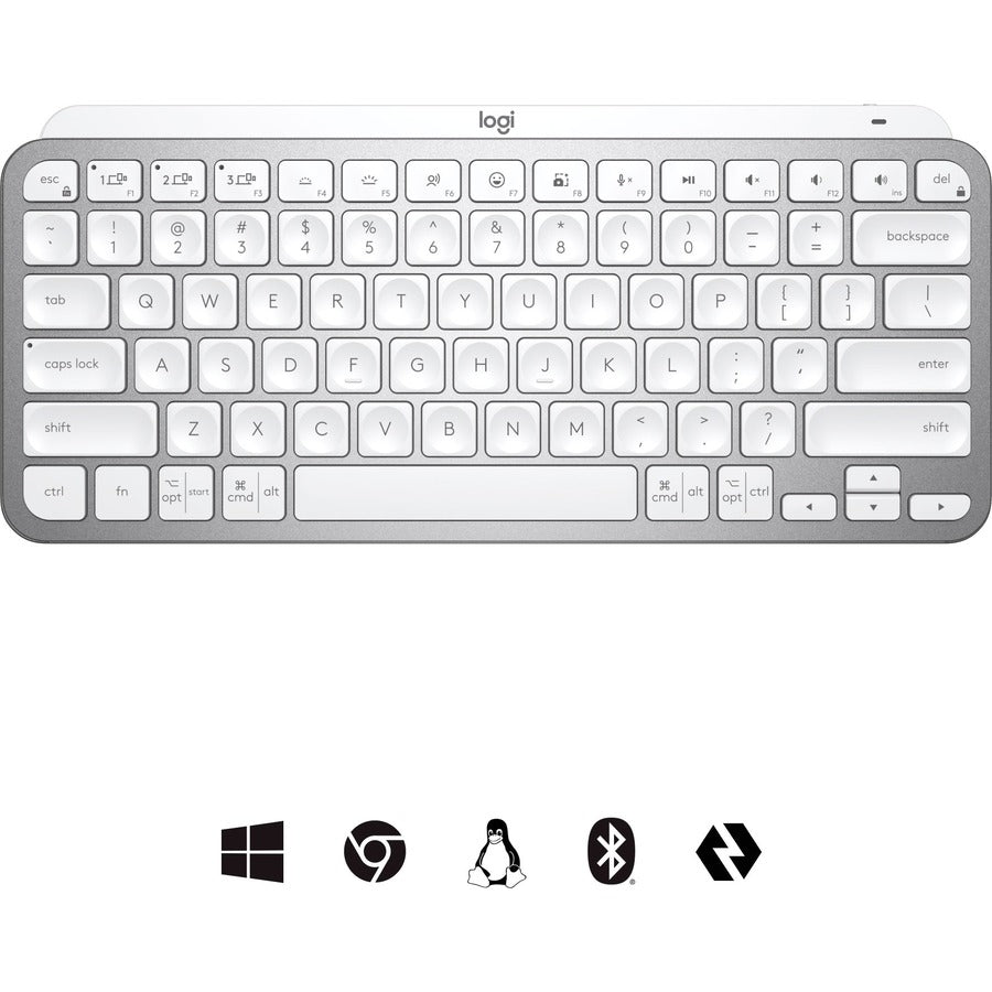 Logitech Mx Keys Mini For Business (Pale Grey) - Brown Box