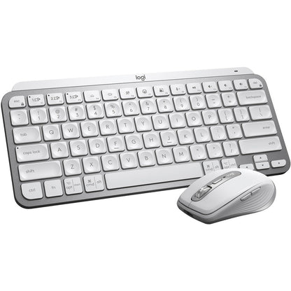 Logitech Mx Keys Mini Keyboard Rf Wireless + Bluetooth Qwerty Us English Aluminium, White