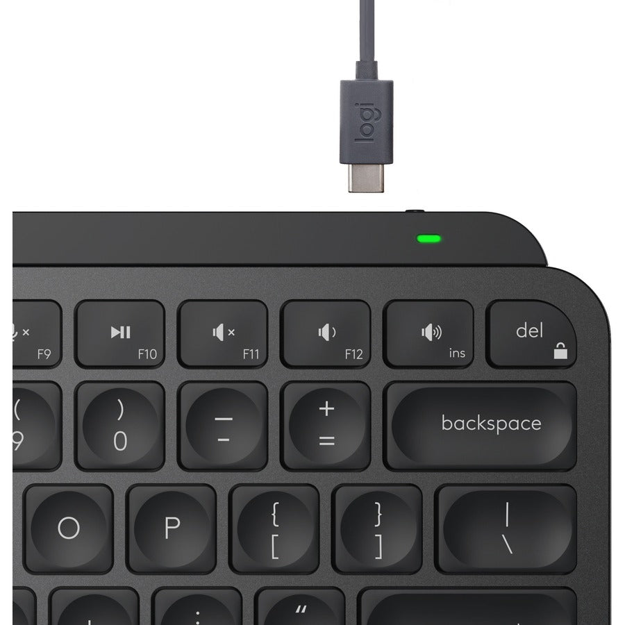 Logitech Mx Keys Mini Keyboard Rf Wireless + Bluetooth Qwerty Us English Black