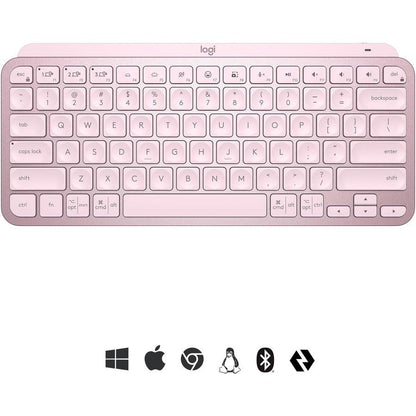 Logitech Mx Keys Mini Keyboard Rf Wireless + Bluetooth Qwerty Us English Rose