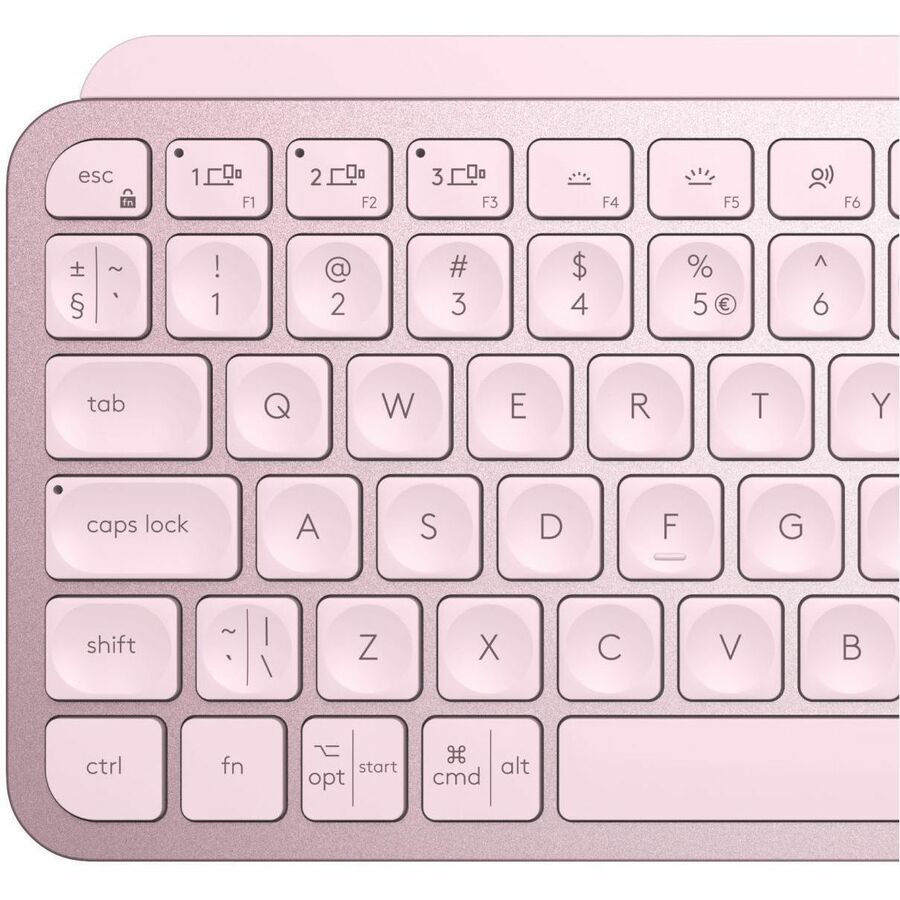 Logitech Mx Keys Mini Keyboard Rf Wireless + Bluetooth Qwerty Us English Rose