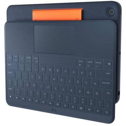 Logitech Rugged Combo 3 Touch Keyboard Case With Trackpad For Ipad&Reg; (7Th, 8Th And 9Th Generation) - Blue (Brown Box)
