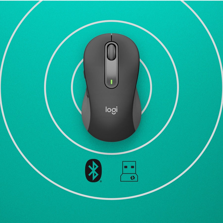 Logitech Signature M650 Mouse Right-Hand Rf Wireless+Bluetooth Optical 2000 Dpi