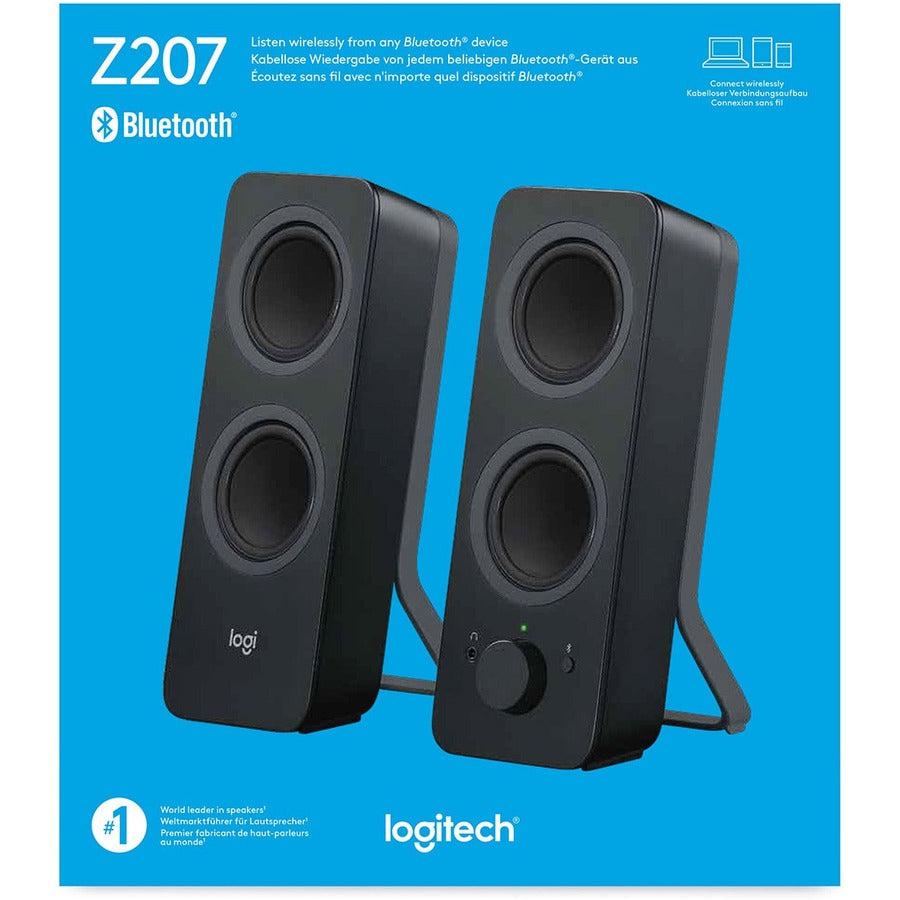 Logitech Z207 Black Wired & Wireless 10 W