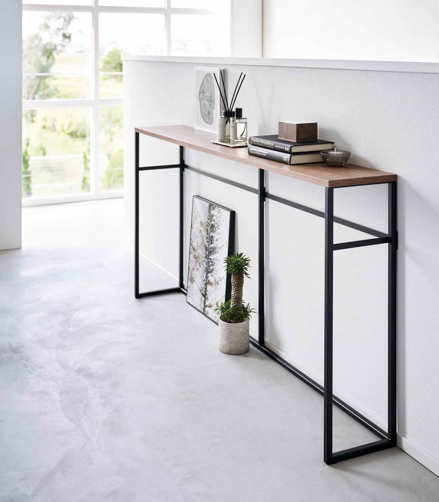 Long Console Table - Two Styles - Steel