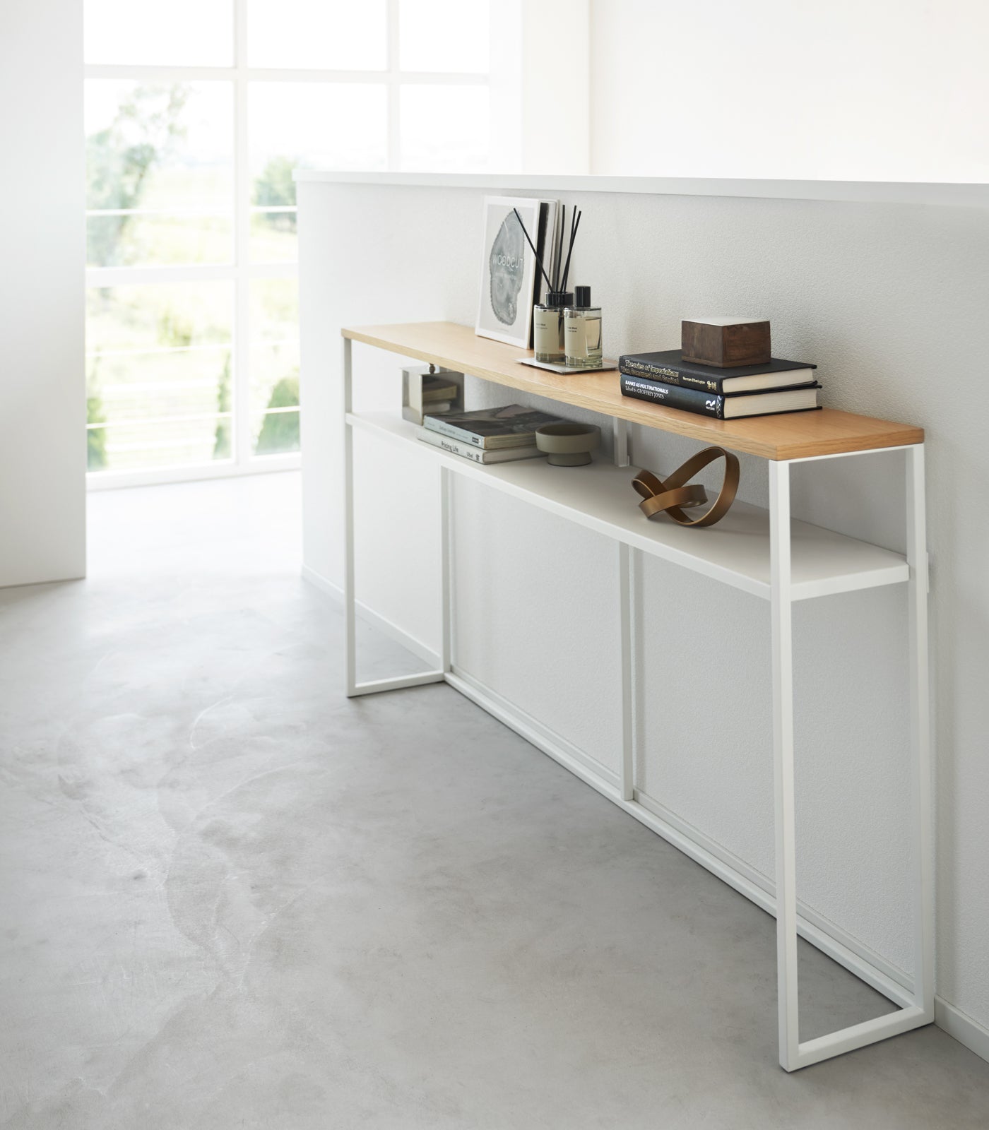 Long Console Table - Two Styles - Steel