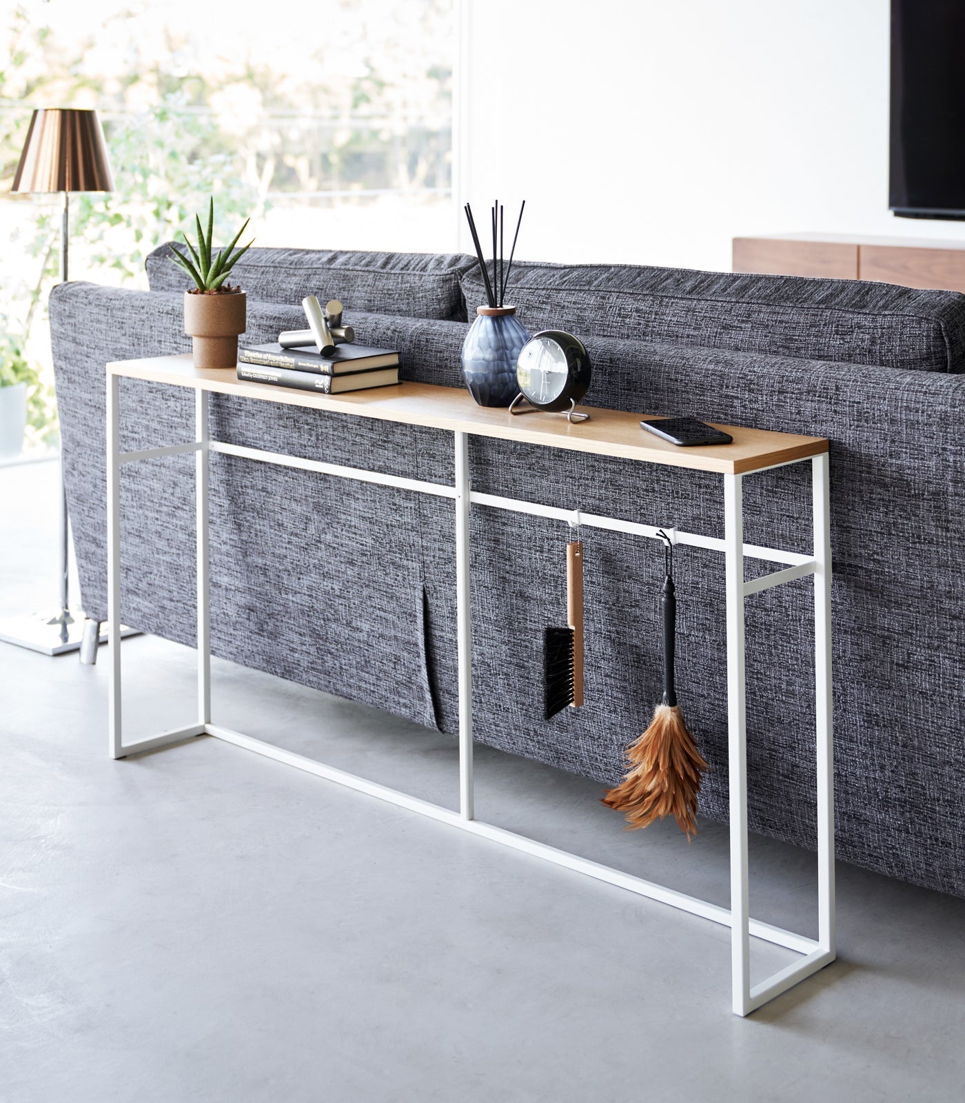 Long Console Table - Two Styles - Steel