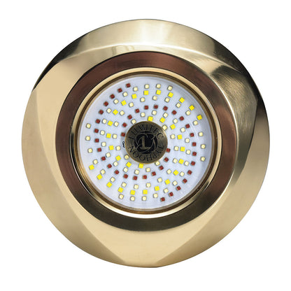 Lumitec SeaBlaze Typhoon Underwater Bronze Thru-Hull LED Light - RGBW Spectrum