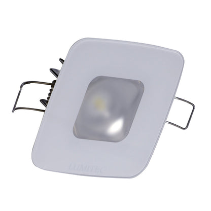 Lumitec Square Mirage Down Light - Warm White Dimming - Hi CRI - Glass Housing - No Bezel