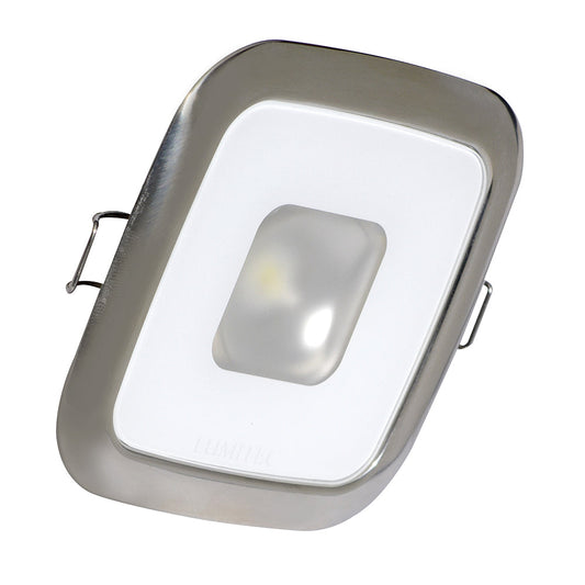 Lumitec Square Mirage Down Light - Warm White Dimming - Hi-CRI - Polished Bezel