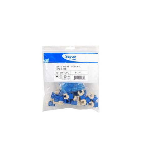 MODULE- CAT 5e- HD- 25 PK- BLUE ICC-IC107F5CBL