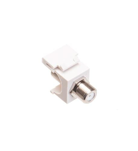 MODULE- F-TYPE- NICKEL PLATED- WHITE ICC-IC107B5FWH