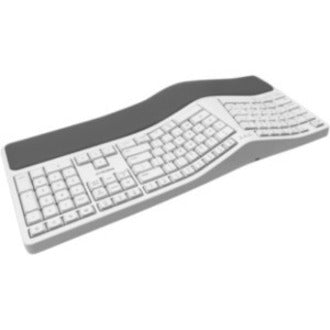 Macally Btergokey - Wireless Ergonomic Keyboard For Mac & Wrist Rest