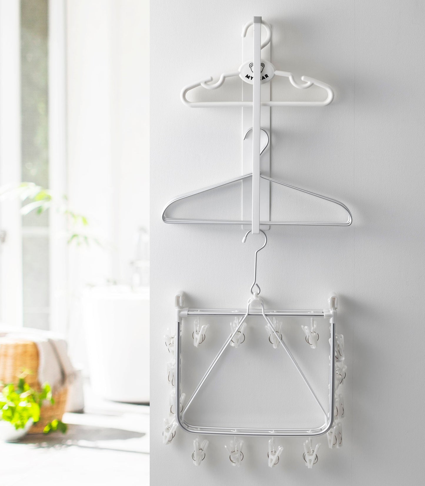 Magnetic Clothes Hanger Organizer - Steel