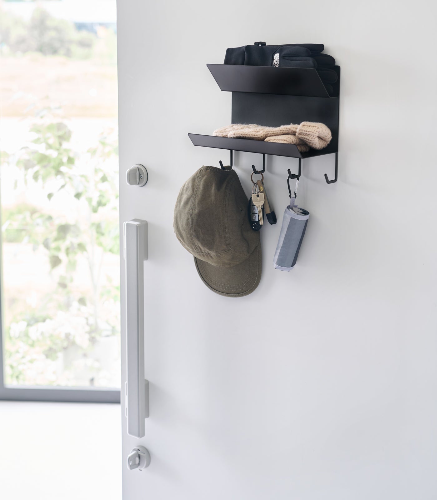 Magnetic Entryway Rack - Steel