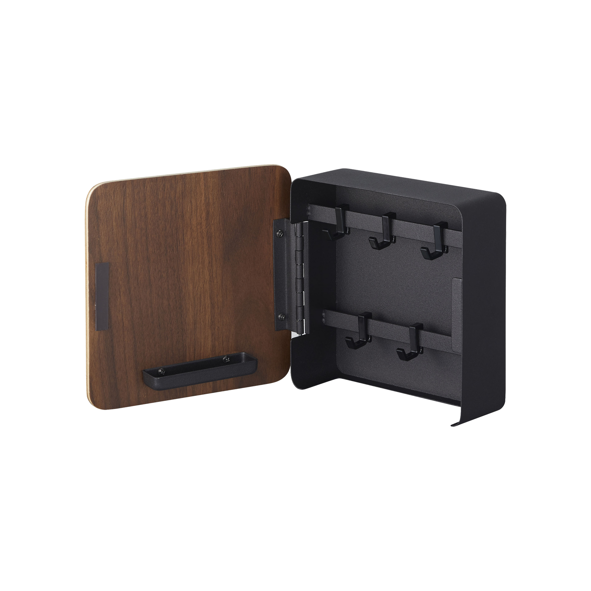 Magnetic Key Cabinet - Steel + Wood