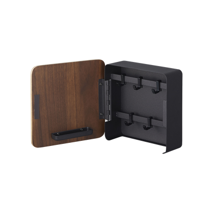 Magnetic Key Cabinet - Steel + Wood