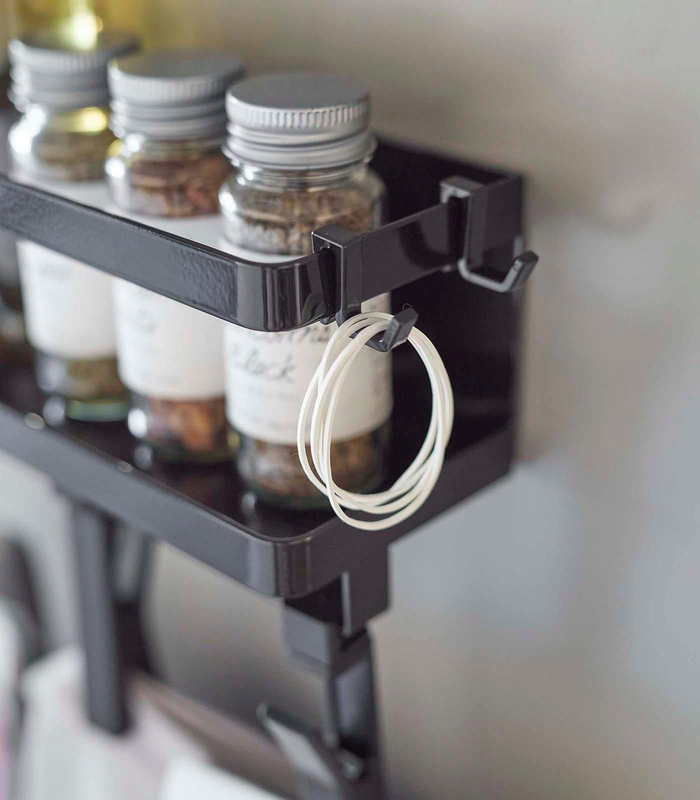 Magnetic Organizer with Clips - Steel