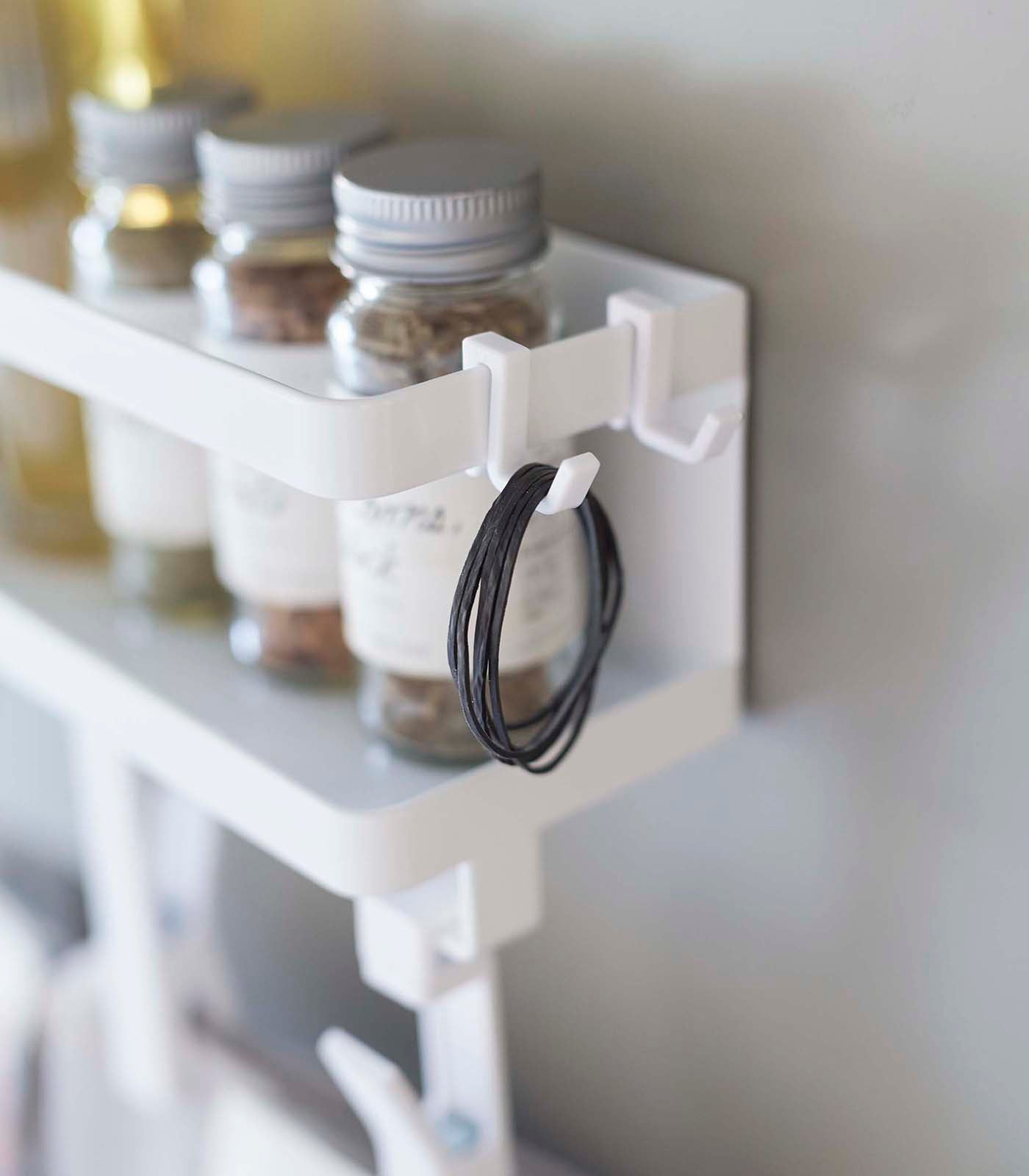 Magnetic Organizer with Clips - Steel