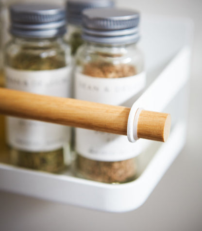 Magnetic Storage Caddy - Steel + Wood