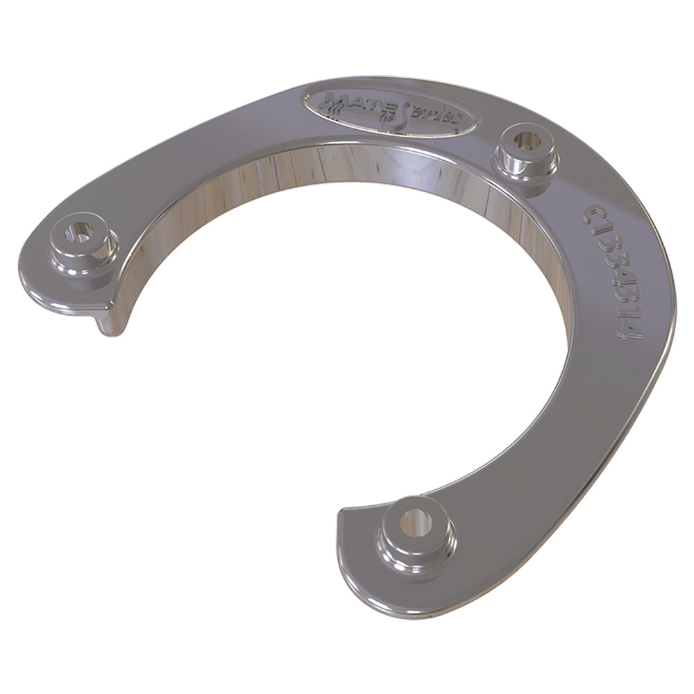 Mate Series Stainless Steel Rod &amp; Cup Holder Backing Plate f/Round Rod/Cup Only f/3-3/4" Holes