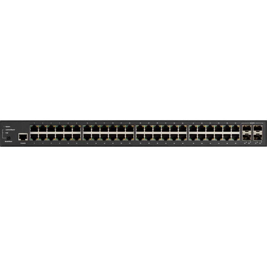 Mgd Poe+ Switch - 48 10/100/,1000 Rj45 Poe+ 4 100/1000 Sfp+