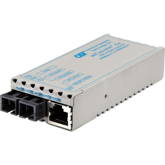 Miconverter 1000Mbps Gigabit Ethernet Fiber Media Converter Rj45 Sc Single-Mode 110Km 1203-4-6