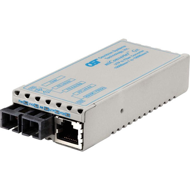 Miconverter 1000Mbps Gigabit Ethernet Fiber Media Converter Rj45 Sc Single-Mode 140Km 1203-5-1