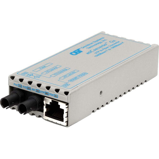 Miconverter 1000Mbps Gigabit Ethernet Fiber Media Converter Rj45 St Single-Mode 12Km 1201-1-1