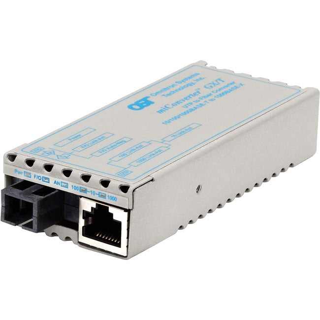 Miconverter 10/100/1000 Gigabit Ethernet Single-Fiber Media Converter Rj45 Sc Single-Mode Bidi 20Km 1230-1-6