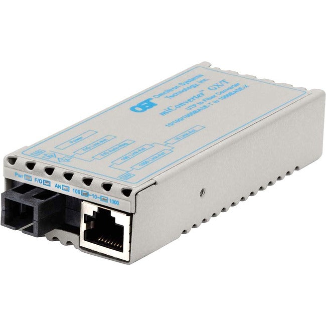 Miconverter 10/100/1000 Gigabit Ethernet Single-Fiber Media Converter Rj45 Sc Single-Mode Bidi 40Km 1230-2-1