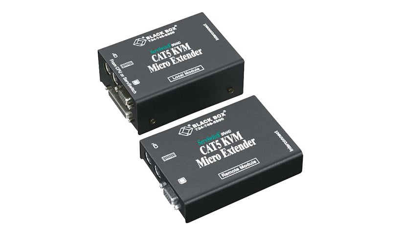 Micro Kvm Extender - Vga, Ps/2, Dual-Access, Catx, Gsa, Taa