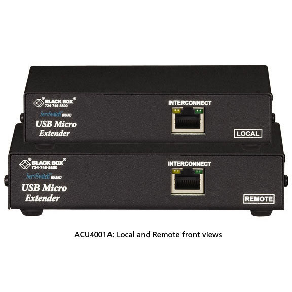 Micro Kvm Extender - Vga, Usb, Single-Access, Catx, Gsa, Taa