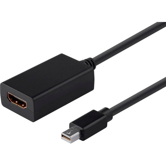 Mini Displayport 1.1 To Hdmi Adapter With Audio Support, Black