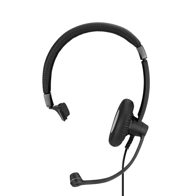 Monaural Uc Headset, Usb And 3.5Mm Jack, Ms Optimized