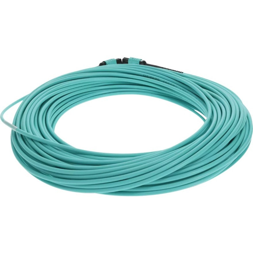 Mpo F/F Patch Cbl,13M Aqua Riser Fiber