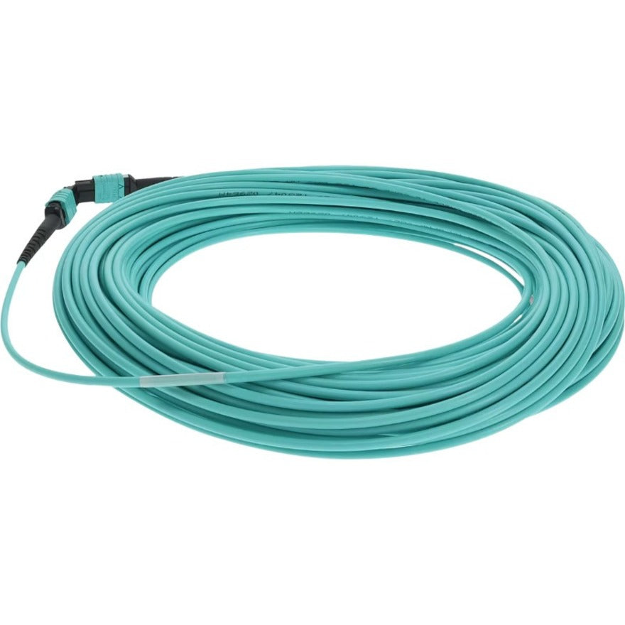 Mpo F/F Patch Cbl,13M Aqua Riser Fiber