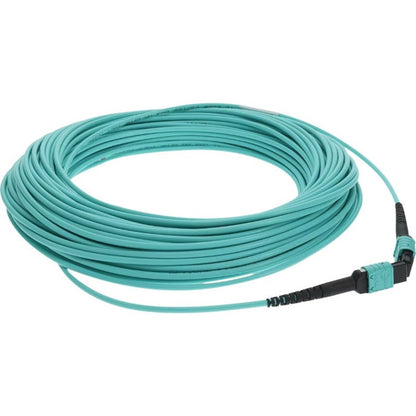 Mpo F/F Patch Cbl,13M Aqua Riser Fiber