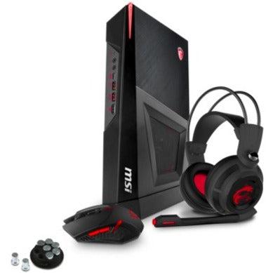 Msi Ds502 7.1 Virtual Surround Sound Gaming Headset 'Black With Ambient Dragon Logo, Wired Usb Connector, 40Mm Drivers, Inline Smart Audio Controller, Ergonomic Design'