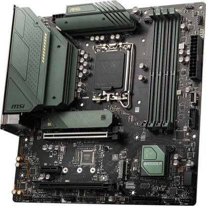Msi Mag B660M Bazooka Ddr4 Desktop Motherboard - Intel B660 Chipset - Socket Lga-1700 - Intel Optane Memory Ready - Micro Atx