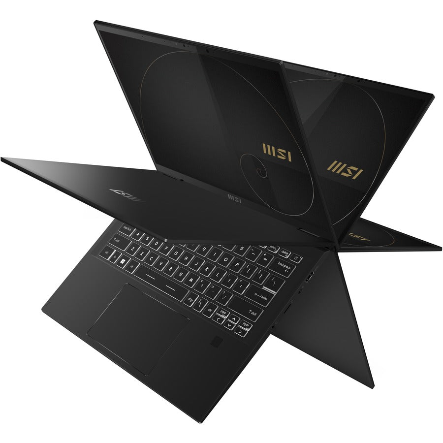 Msi Summit E14Flip A12Mt-017 14" Touchscreen Convertible 2 In 1 Notebook - Qhd+ - 2880 X 1800 - Intel Core I5 12Th Gen I5-1240P 1.20 Ghz - 16 Gb Total Ram - 512 Gb Ssd - Ink Black