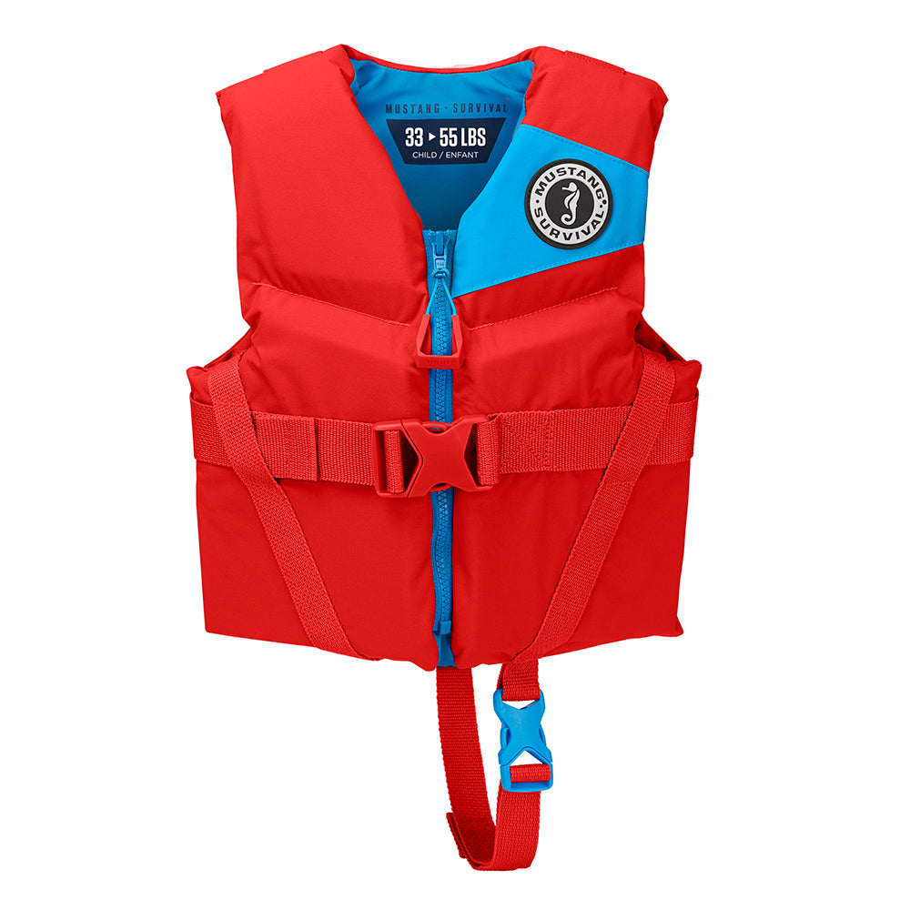 Mustang Child REV Foam Vest - Red - Child