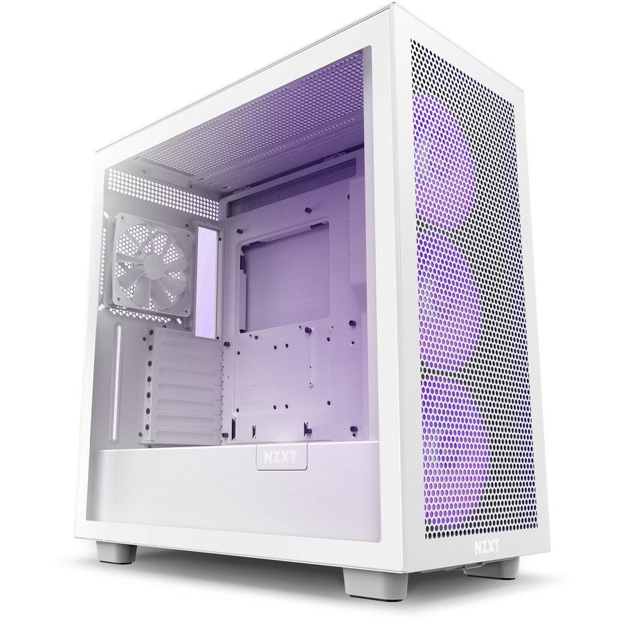 NZXT H7 Flow RGB ATX Mid-Tower with RGB Fans CM-H71FW-R1 – TeciSoft