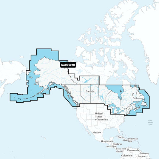 Navionics NAUS004R - Canada &amp; Alaska - Navionics+