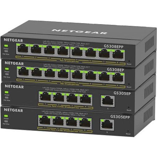 Netgear 5 Port Poe Gigabit Ethernet Plus Switch (Gs305Epp)